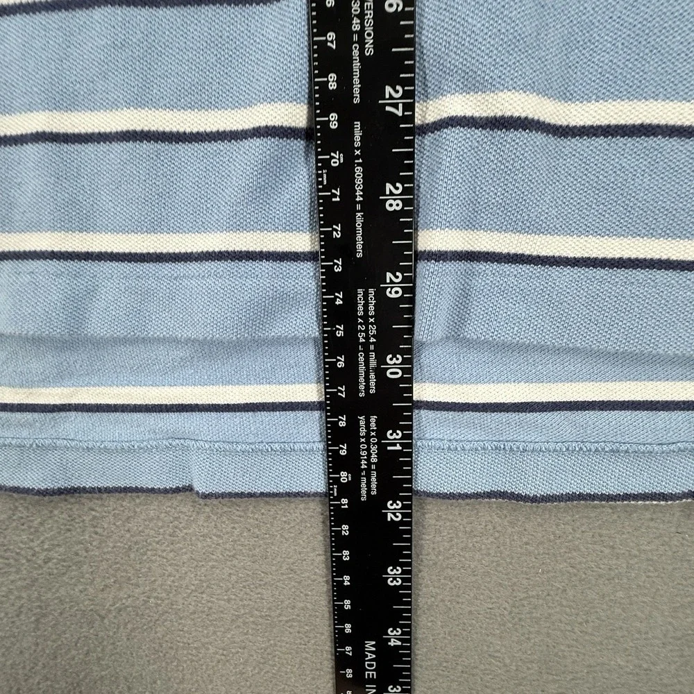 Polo Ralph Lauren Striped Short Sleeve‎ Blue Polo Mens Size 2XLt Tall